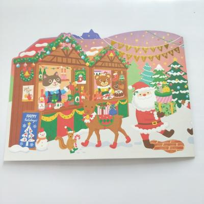 Cina Gift Envelope 3D Christmas card with Customized paper special envelope  gift money pocket wallet envelope in vendita