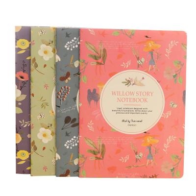 Cina Printed Cartoon/Flower/Kawaii/Customized design printed student exercise notebook in vendita