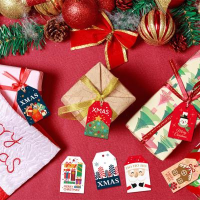 Κίνα Europe Hangtag,Japanese Printing Personalized Santa Claus Paper Holiday Christmas Hangtag προς πώληση