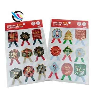 China Stick Hot sale custom printing style different adhesive ribbon paper sticker for sale