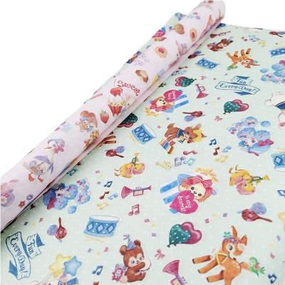 China ANTISTATIC Japanese Wholesale Gift Customized Design Paper Printing for Package wrapping paper roll for sale