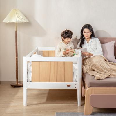 China B2B Boori Bedside Bedside Toddler Kids Furniture Solid Wood Modern Simple Solid Wood Adjustable Bed Only for sale