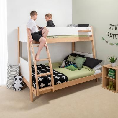 China Modern Custom Large King Size Wooden Children Bedroom Furniture Double Kids Bunk Bed Kids Boori Twin Bed for sale