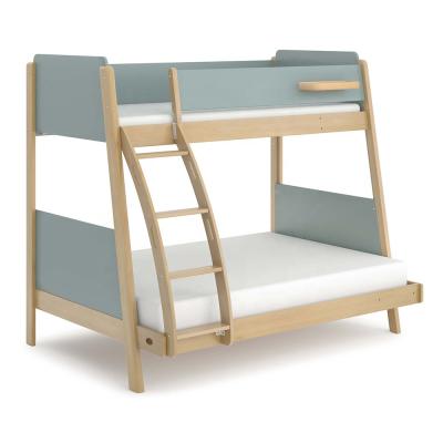 China Furniture Boori Twins Toddler Bunk Bed Double Kids Children Solid Wood Wooden Bed Bunk for sale