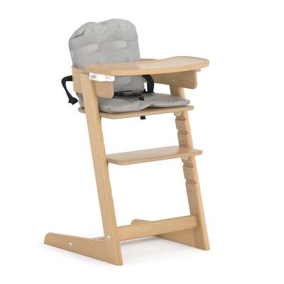 China B2B Boori Single Adjustable Multi Function 2 In 1 Small Wooden Feeding Dining Umpire Chair For Baby for sale