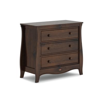 China Assembly Boori Brown Storage Kids Chest Small Practical Solid Wood Wooden Drawers Smart for sale