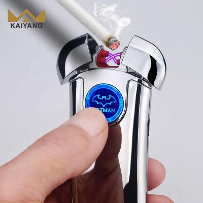 China Dual USB Rechargeable Electric X-Beam Lighter Bow Lighter Windproof Bow Lighter for sale