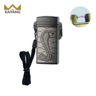 China Deluxe Electronic Dragon Lighter Antique Dragon Shaking Single Arc Usb Igniter for sale