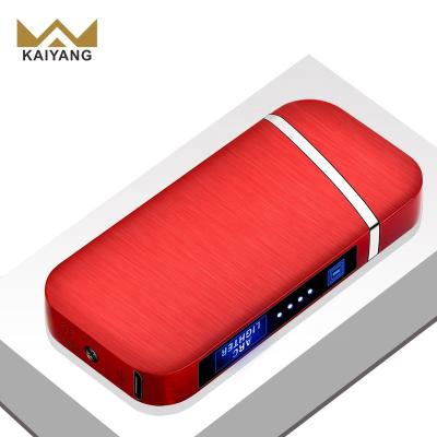 China Fashional Rechargeable Lighter New Dual Arc Pulse X Beam Electric Rechargeable Lighters for sale