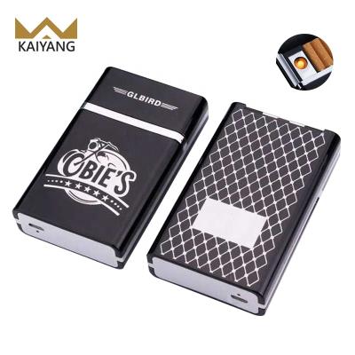 China Customized Electric USB Coil Lighter Electronic Cigarette Lighter Rechargeable Windproof Box Electric Lighter for sale