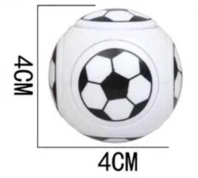 China NEW DESIGN Relaxing Football Shape Moving Person Magnetic Ball In Cube Sensory Magic Puzzle Toys For Children Education for sale