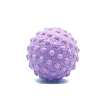 China Amazon Hot Selling Silicone Newcomers Silicone Spikey Massage Ball Set Sport Yoga Massager Ball For Body Relax for sale