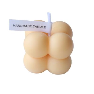 China Wholesale Soywax Factory Supply Attractive Price Decorative Luxury Scented Candle Small Size Bubble Shape Scented Candle for sale