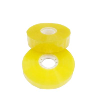 China Stationery waterproof yellowish tape super large factory used packing box sealing gift bopp adhesive tape for sale