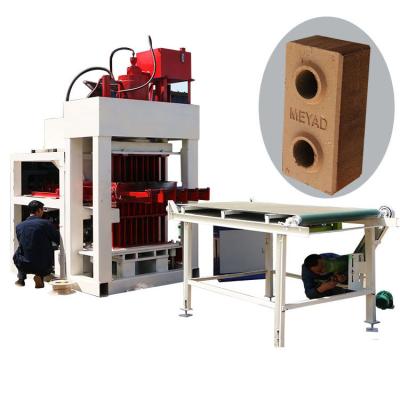 China Building material shops Para full automatic ladrillos de suelo block mud soil china precio clay outdoor brick making machine for sale