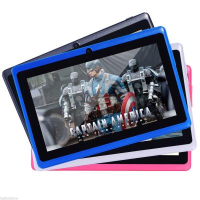 China Q88 Tablet, Wifi Promotion 7 Inch 1024X600 4GB A33 WIFI BT Android Tablet 7inch for sale