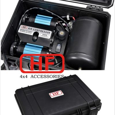 China Aluminum Portable Twin Air Compressor For HF 4X4 ACCESSORIES 12V for sale