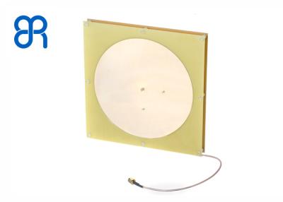 China antena polarizada circular de 8dBic RFID, cor luxuosa do ouro da antena da frequência ultraelevada da longa distância à venda