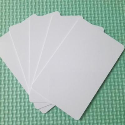 China White PVC CR80 PVC Plastic Inkjet Card for sale