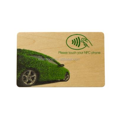 China Waterproof / Waterproof Highly Customizable Design NFC / Wooden Smart Card Custom for sale