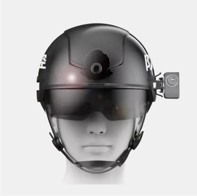 China ECO-SH01 AI Waterproof Wearable BT Smart Helmet Security Police Thermal Imaging with Camera for Temperature Measurement for sale