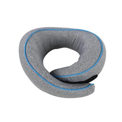 China Anti-Static Wholesale Custom Anti Dust Mite Waterproof Bamboo Slow Rebound Memory Foam Travel Neck Pillow for sale