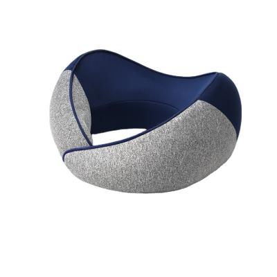 China Anti-Static Wholesale Multi-colors C Shape Twist Memory Foam Magnetic Adjustable Sushi Travel Neck Pillow for sale