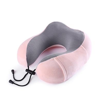 China Anti-Static Luxury Anti-mite Odorless Non-toxic Adults Healthy Hypoallergenic U Shape Travel Neck Latex Pillow for sale