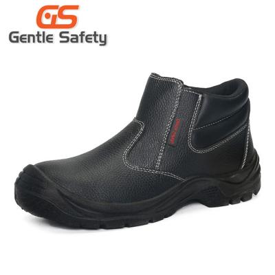 China EN ISO 20345:2011 GT0320 Leather Steel Toe Safety Shoes Without Lace for sale