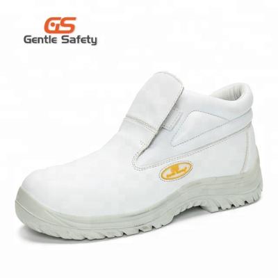 China Anti Mid Steel Toe Slip Safety Shoes White Cup for sale