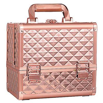 China Cosmetic Train Cases Waterproof Portable Small Storage Box Aluminum Case for sale