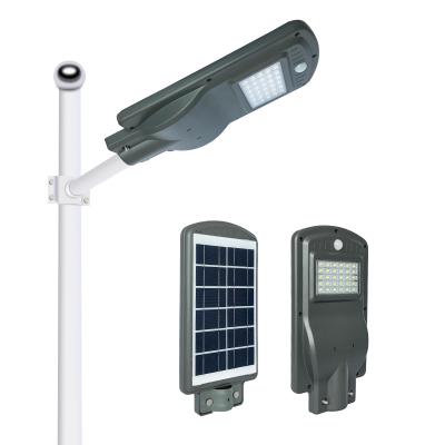 China HIGH ROAD Competitive Price Best Quality 40w All Lumin All In One Transparent Solar Street Lights for sale