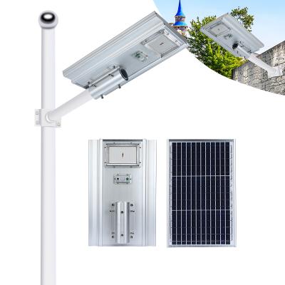 China Factory price easy installation muy bonito made in china outdoor waterproof ip65 30w 60w with timing control solar led street light for sale