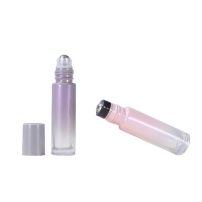 China Wholesale 5ML 8ML 10ML Cosmetic Glass Roll On Ball Bottles For Essential Oils for sale