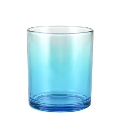 China Personal Care Wholesale Perfume Glass Cup Empty Candle Cup With Lids180ml 200ml 250ml for sale