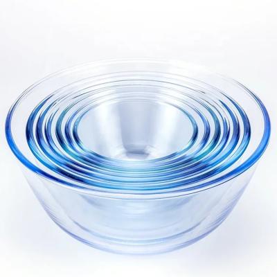 China Eco - Firendly Large Capacity Kitchen Thickened Insulated Multifunctional Cooking Glass Bowl for sale