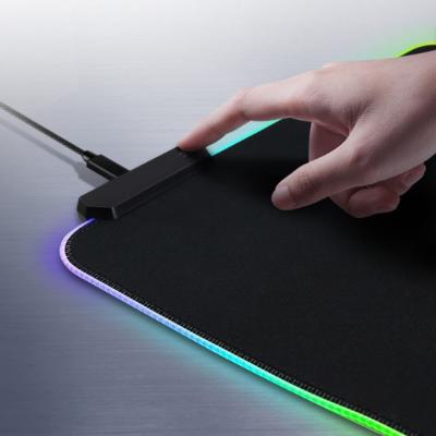 China Custom gaming rgb gaming mousepad big rubber sublimation anime game led rgb mouse pads for sale