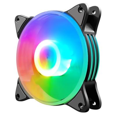 China Hot Selling Computer Case Fast Delivery Computer Case RGB Fans 6pin RGB Fan 12025 120mm RGB PC Fan With Controller for sale