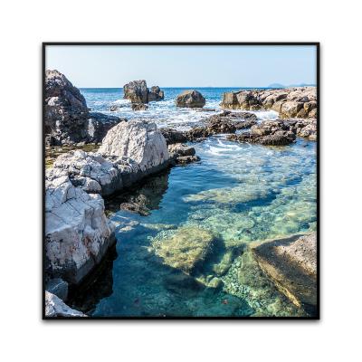 China Led Light Herolion Cuadros Decorativos 3D Wall Art Seascape Paintings for sale