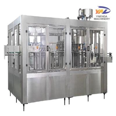 China 2000bph 3000bph Automatic Food Drinking Water Monoblock 3in1 Filling Machine for sale