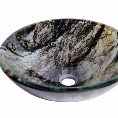 China Contemporary Prefab Hotel Bathroom Countertop Sink for sale