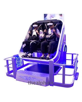 China Hot Selling Fiberglass Adventure Park Cinema Flight Simulator 9d Virtual Reality Vr Roller Coaster Equipment for sale