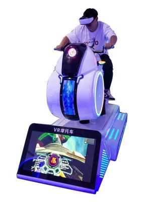 China Metal Simulator Car Game 9D Vr Motorcycle Racing Game Simulator Kids Motorbike Game Machine for sale