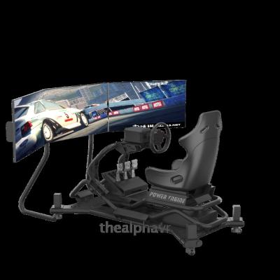 China Hot Selling Simulated Fiberglass Game Virtual Reality Racing Simulator Driving Arcade Kid Gaming Electric Car Amusement Machines for sale