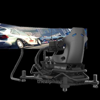 China Fiberglass Fast Delivery 4d Car Vr 9d Virtual Reality Flight Control Racing Cockpit Simulator for sale