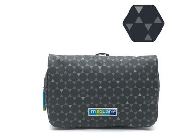 China Folding Suspensible Mens Toiletry Bag Double Layer Design PVC Material for sale