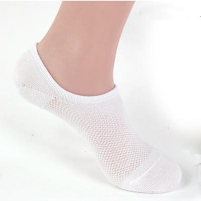 China RTS QUICK DRY Men Fashion Socks Bamboo Mesh Summer Cool Short Socks Anti Slip Grip Invisible Socks for sale