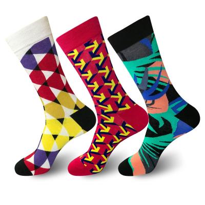 China QUICK DRY made to order happy style crew ins fashion socks with custom packaging for sale