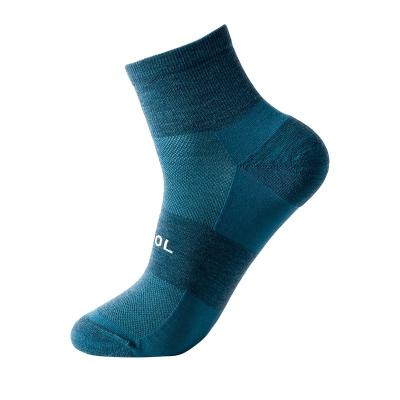 China Breathable Unisex High Quality Merino Ankle Socks Solid Terry Cushion Seamless Ankle Socks Sports Socks for sale