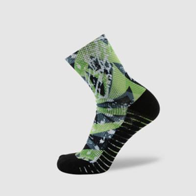 China OEM Breathable Mens 3D Print Custom Basketball Knockouts 360 Print Sports Knockouts Novelty Skateboard Street Socks for sale